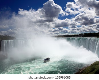 Boat At Niagara Falls