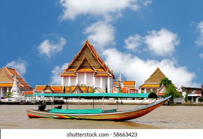 Boat On The River Chao Phraya, Bangkok