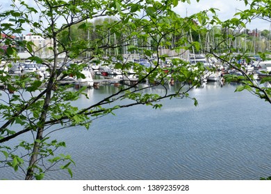 Boat Parking In Bygdøy, Oslo In Norway