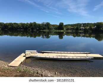 Boat Ramp On The Delaware River Across From Lambertville, NJ