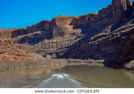 boat ride in the Colorado river