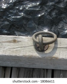 Boat ring on dock