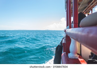 Boat Sailing By The Ocean