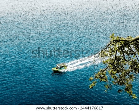 boat sailing in the sea 