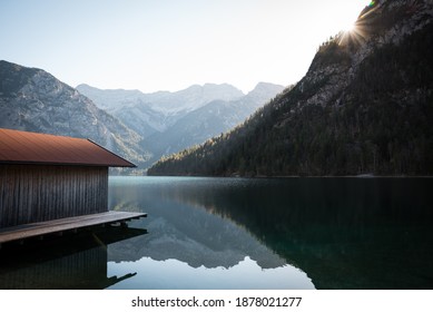 Boat Shelter In The Allgäu Alps