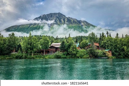 Boat Trip Down Kenai River In Alaska