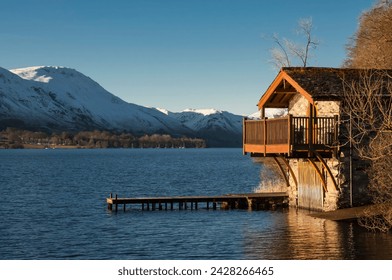 Boathouse, pooley bridge, ullswater, lake district world heritage site, cumbria, england, united kingdom, europe - Powered by Shutterstock