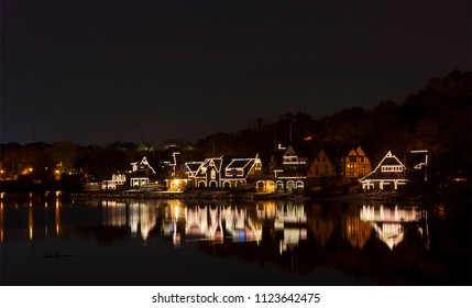 Boathouse Row In Philadelphia