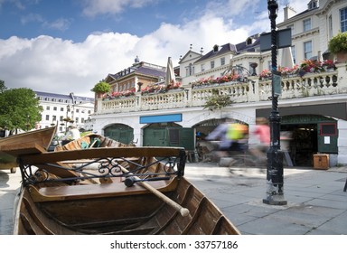 Boathouses At Richmond,London.