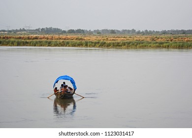 Boating At Ganga Ghat, Bithoor Near Kanpur, Uttar Pradesh