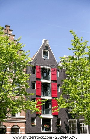 Similar – Beautiful Architecture Of Dutch Houses In Amsterdam