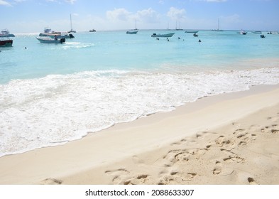 Boats In The Carribean Sea