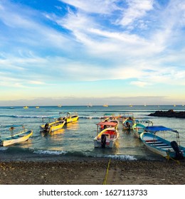 Boats At El Anclote Almost Sunset