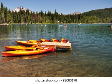 The Boats in the Elk Lake