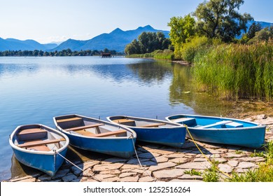 boats at Lake Chiemsee