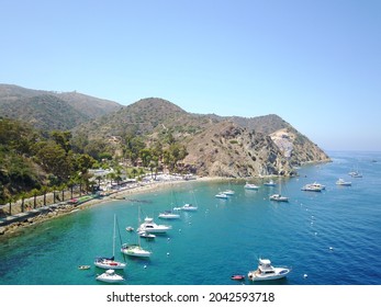 Boats Near The Coast Of A Southern California Island Pt 2