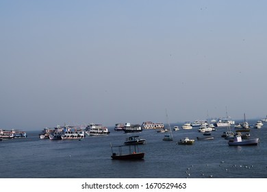 Congested Traffic Narrow Passageway Straits Malacca Stock Photo ...