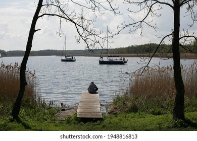 Boats On The Lake, Polish Masuria Region