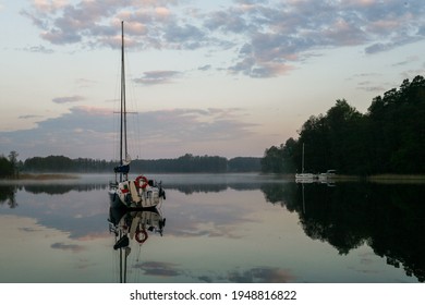 Boats On The Lake, Polish Masuria Region