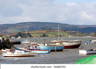 Boats On River Exe