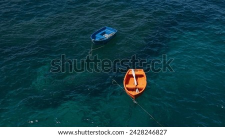 Boats on the water, rowboats