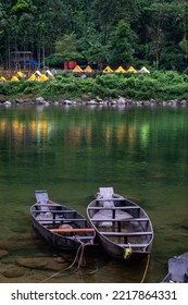 Boats Over A Clear River