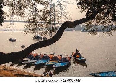 Boats At Princep Ghat, Kolkata