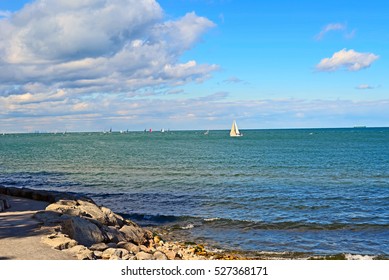 Boats Race At Ontario Lake