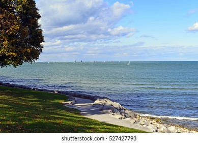 Boats Race At Ontario Lake