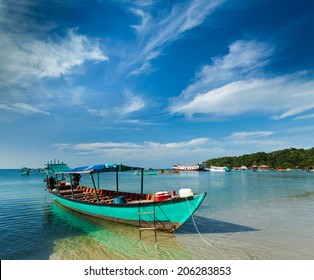 Boats In Sihanoukville, Cambodia