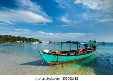 Boats In Sihanoukville, Cambodia