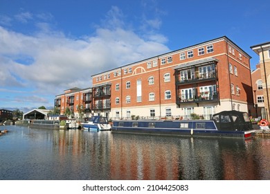 Boats In Worcester Canal Basin	