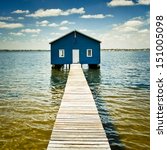 Boatshed on the Swan River - Perth