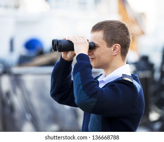 Boatswain Near The Boat