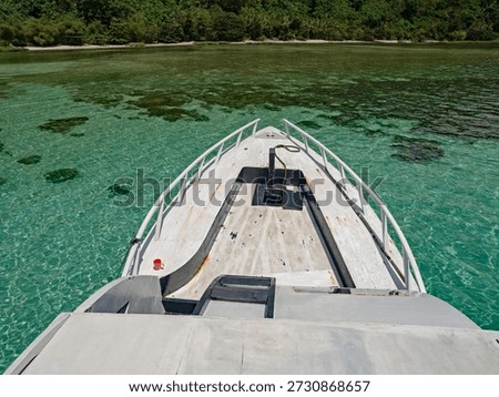 Boatview at the dive site