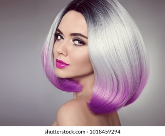 Blonde Hair With Purple Images Stock Photos Vectors Shutterstock