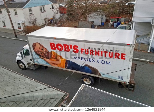 Bobs Discount Furniture Store Delivery Truck Stock Photo Edit Now