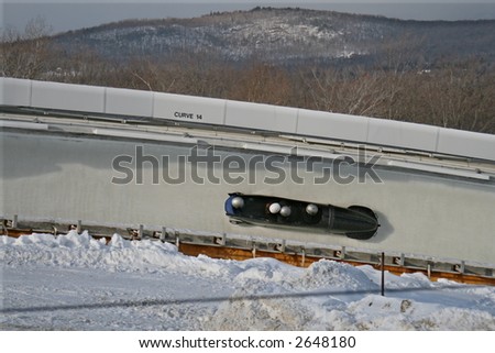 Bobsled on Track