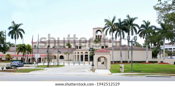 BOCA RATON, FLORIDA, USA:  Boca Raton Police Services
Department.  The Department is divided into 2 components, the
Community Services Division and Field Services Division as seen on
March 23, 2021. 