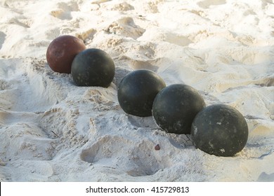 Bocce, Sports, Beach, Sand, Vacation, Ball