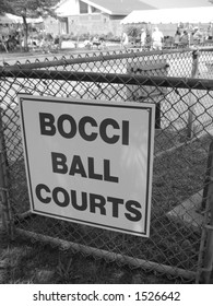 Bocci Ball Courts