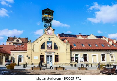 BOCHNIA, POLAND - MARCH 10, 2021: Salt Mine Shaft In Bochnia, Poland.