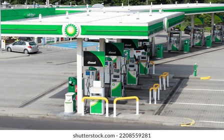 Bochnia, Poland - September 24, 2022: Gas Station BP Neat A4 Speedway In Poland
