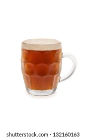 Bock Beer With Foam Top.