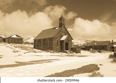 Bodie, a ghost town on the eastern slope of the Sierra Nevada mountain range in Mono County, California