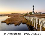 Bodie Island Lighthouse is located at the northern end of Cape Hatteras National Seashore, North Carolina.