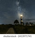 Bodie Island Lighthouse under the Milkyway