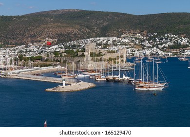 Bodrum Town and Castle in Turkey