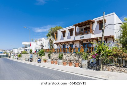 Bodrum, Turkey - June 21, 2017 : Zeki Muren Street And Museum View In Bodrum. Zeki Muren Was Populer Singer In Turkey.