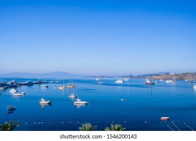 Bodrum, Turkey - September, 2019: Bodrum Cafe And Bars. Bodrum Streets And Bazaar.